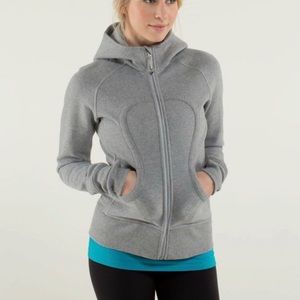 Gray Lululemon Scuba Jacket